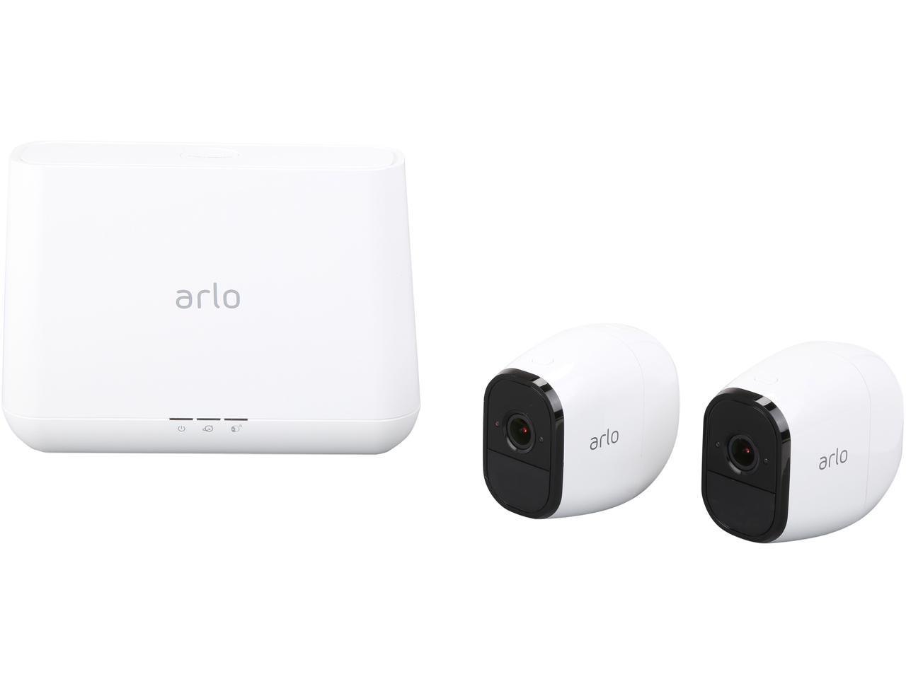 Refurbished Arlo Pro Refurbished Wireless Home Security Camera System Rechargeable, Night
