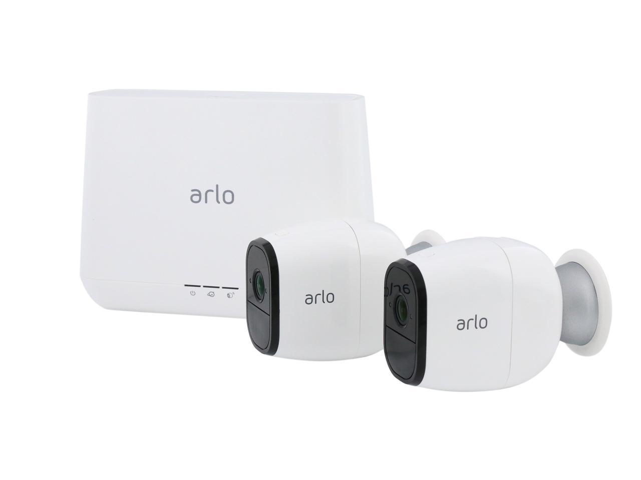 Refurbished Arlo Pro Refurbished Wireless Home Security Camera System Rechargeable, Night