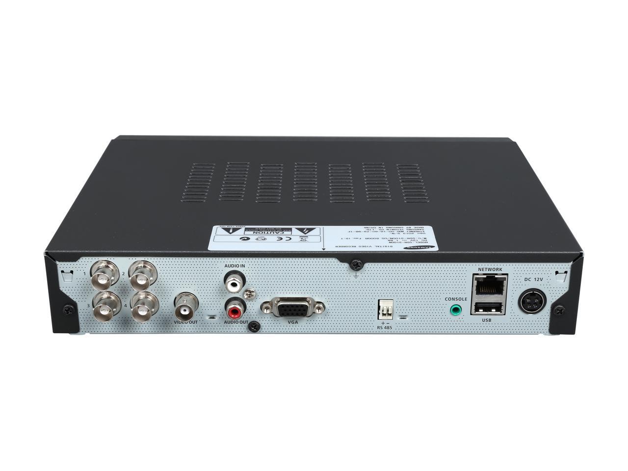 SAMSUNG SDSP3040 4 Channel DVR Security System with 4 600TVL CIF