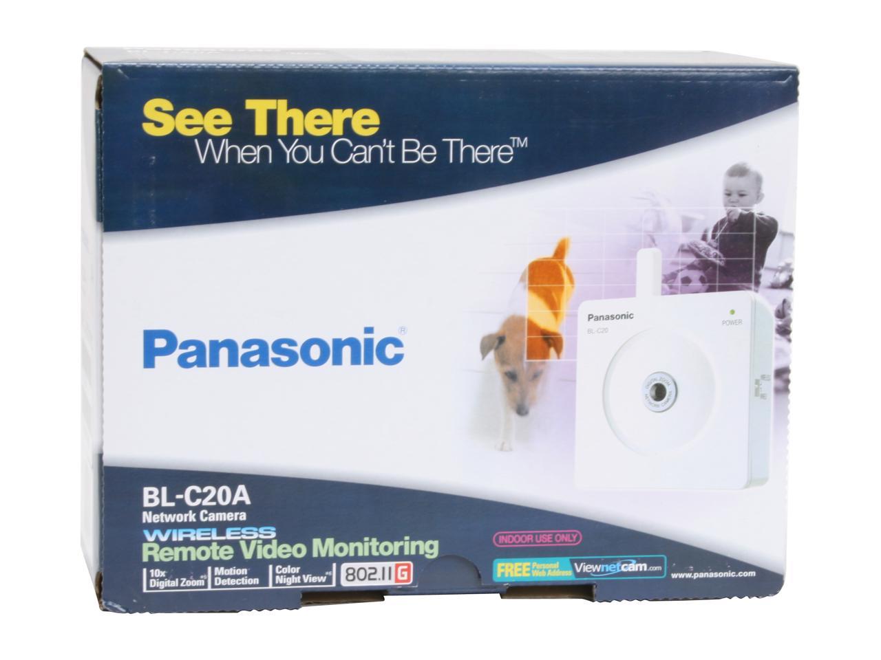 Panasonic Wireless 802.11 b/g Network Camera and Pet Cam BL-C30A