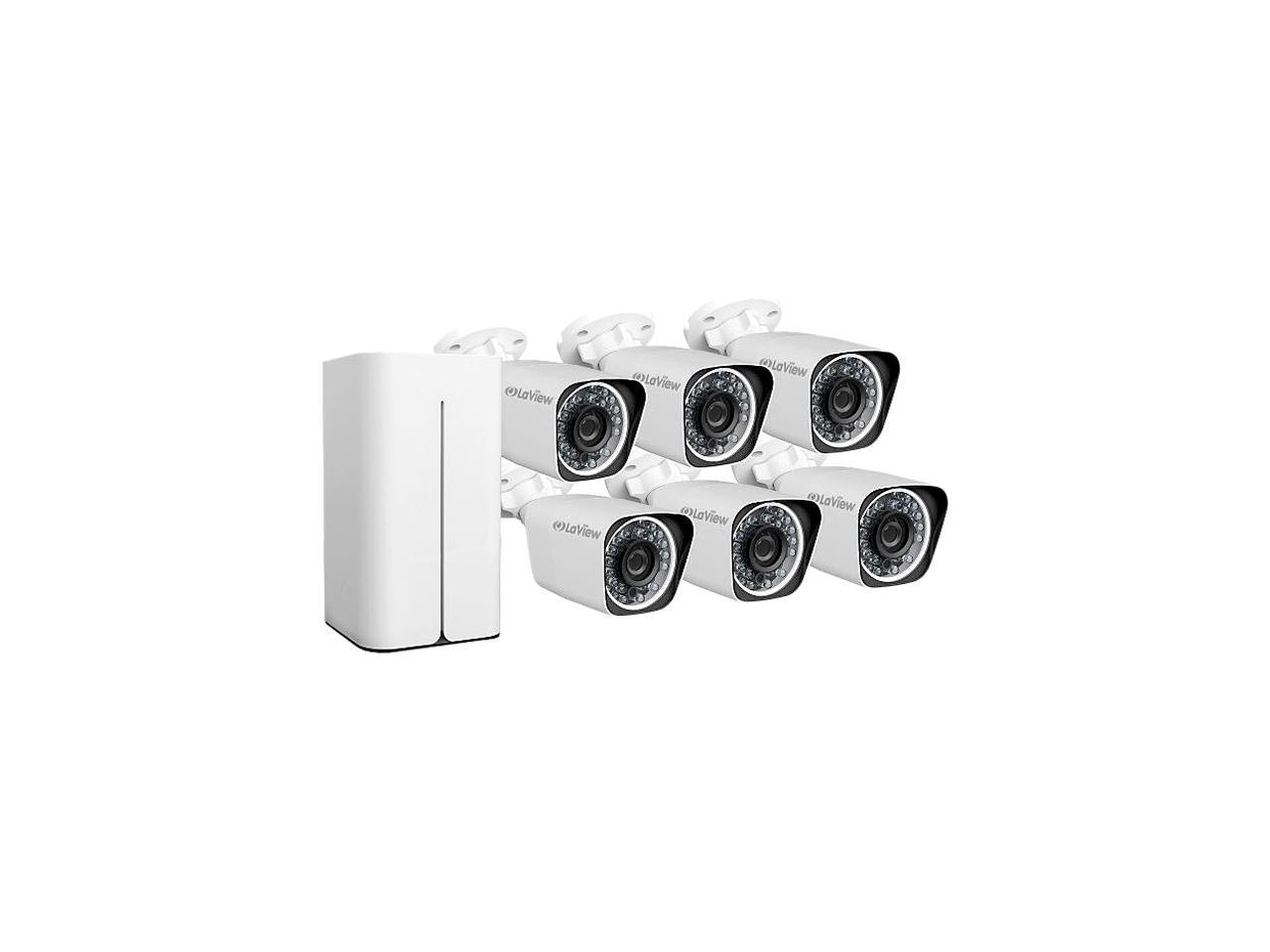 LaView 1080P 6 WiFi Security Cameras 8CH IP NVR Security Camera System