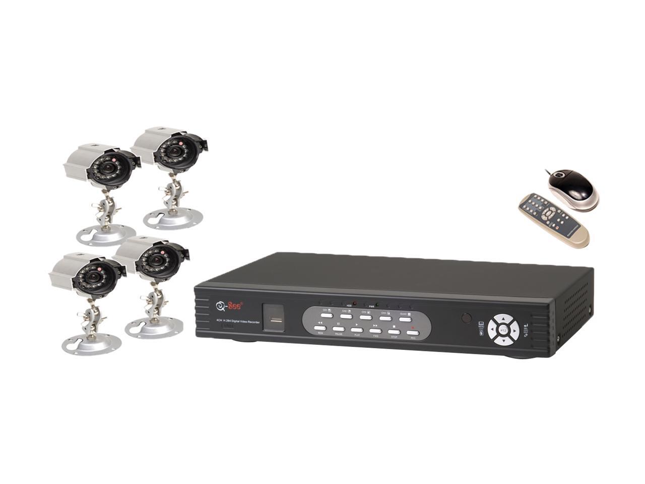 QSee QSDR44KRTC320 4 Channel Surveillance DVR
