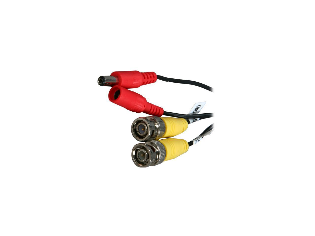 Night Owl CAB100 100 ft. BNC Video/Power Camera Extension Cable with Adapters