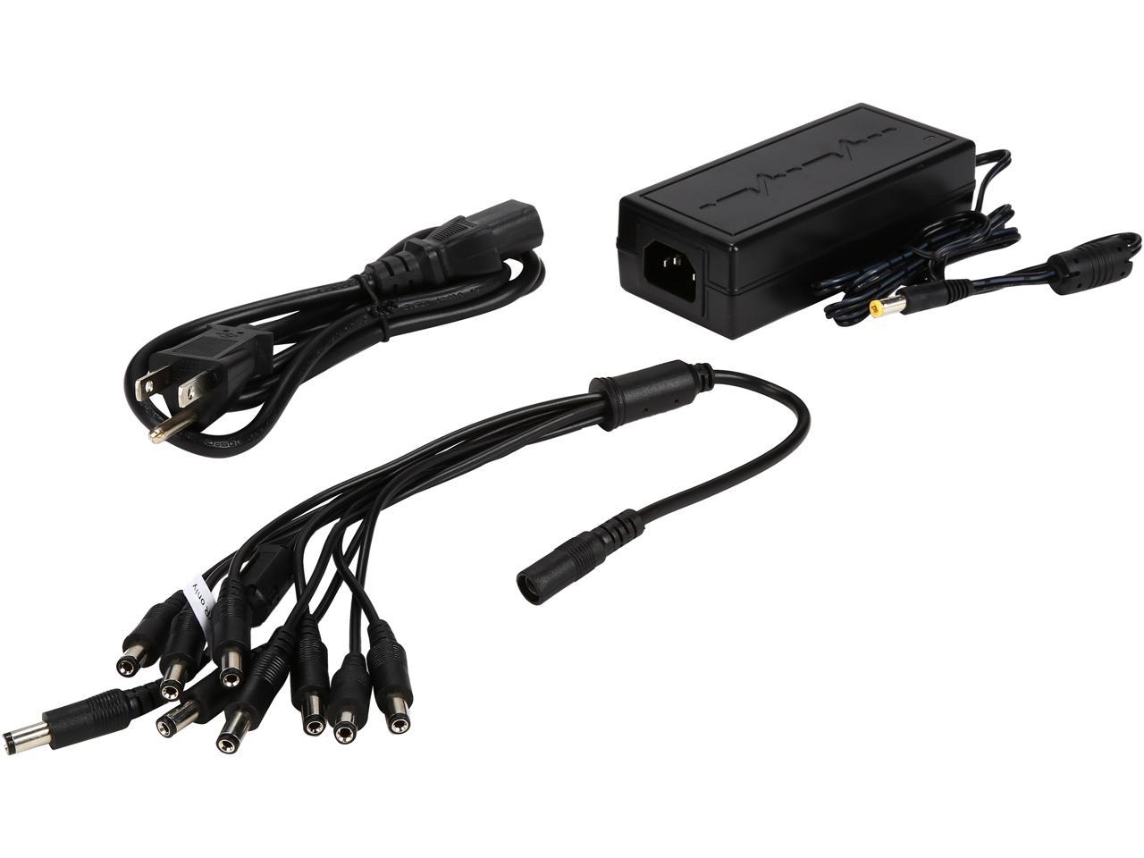 Night Owl SPF-ADVR-12V5A Combo DVR/Camera Power Adapter with a 9-way ...