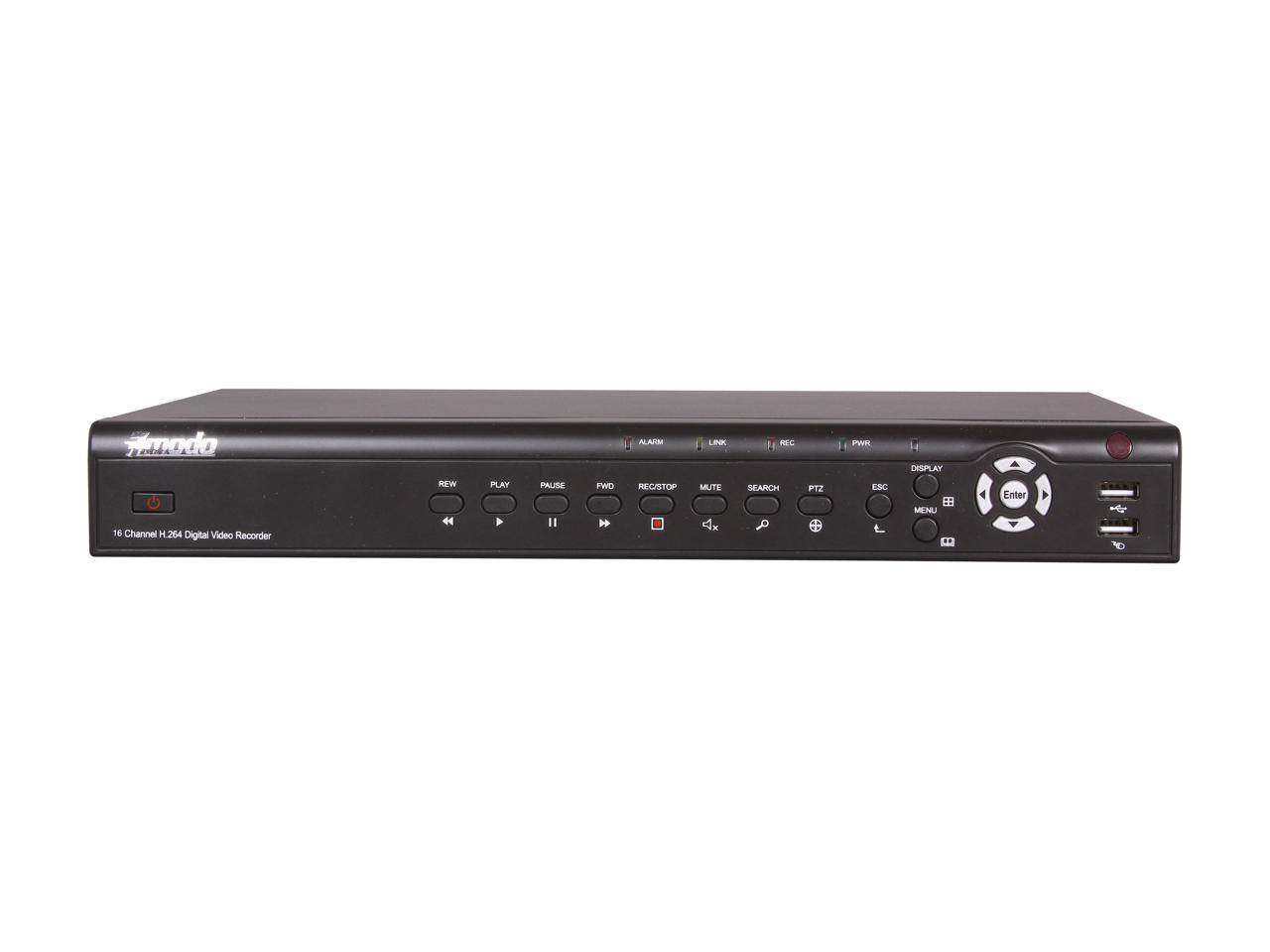 Zmodo ZMDDRSFN61TB 16 x BNC 16 Channel H.264 D1 DVR VGA 3G Remote