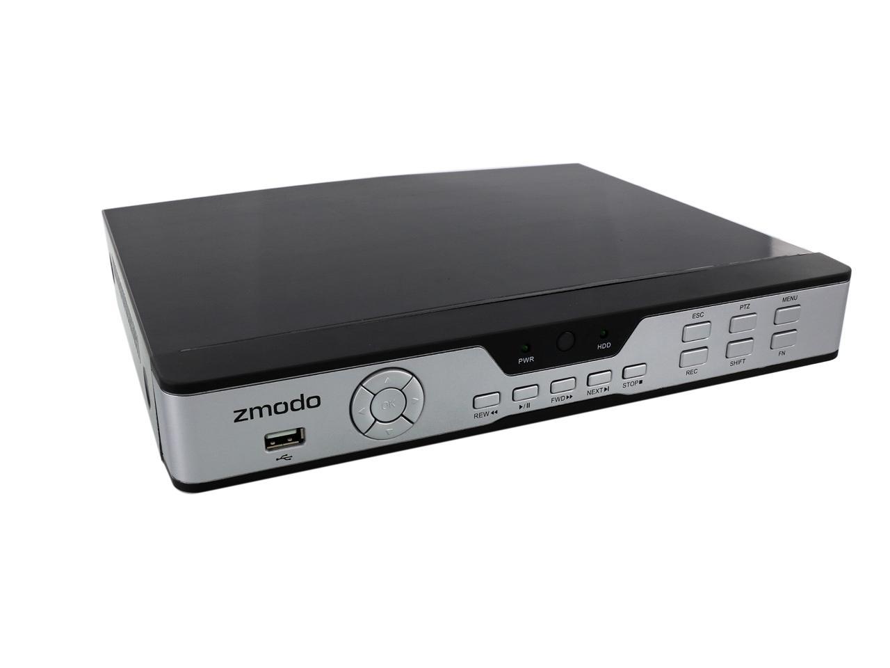 ZMODO ZMD-DX-SBL8 8 Channel 960H Security DVR with HDMI and QR-Code
