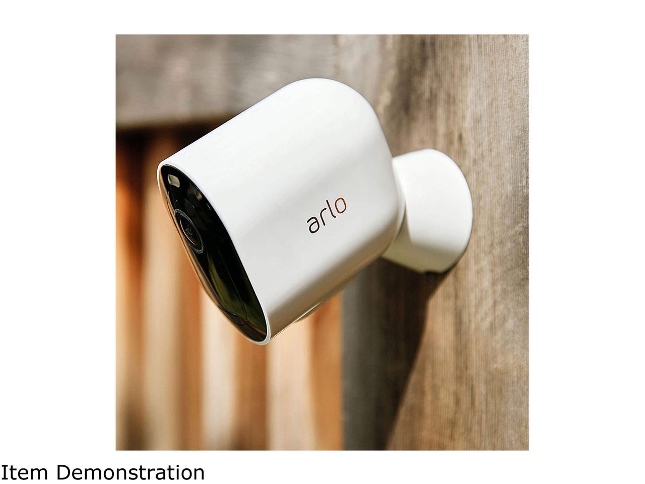 Arlo Pro 4 WireFree Spotlight Camera 3 Cameras Pack 2K Video with HDR Indoor/Outdoor