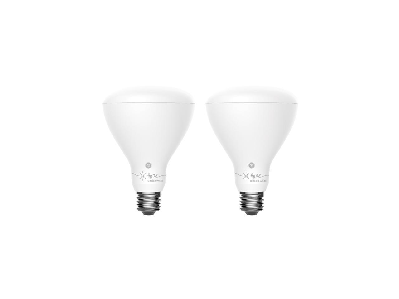 C by GE Tunable White Smart Bulbs (2 LED BR30 Indoor Floodlight Bulbs ...