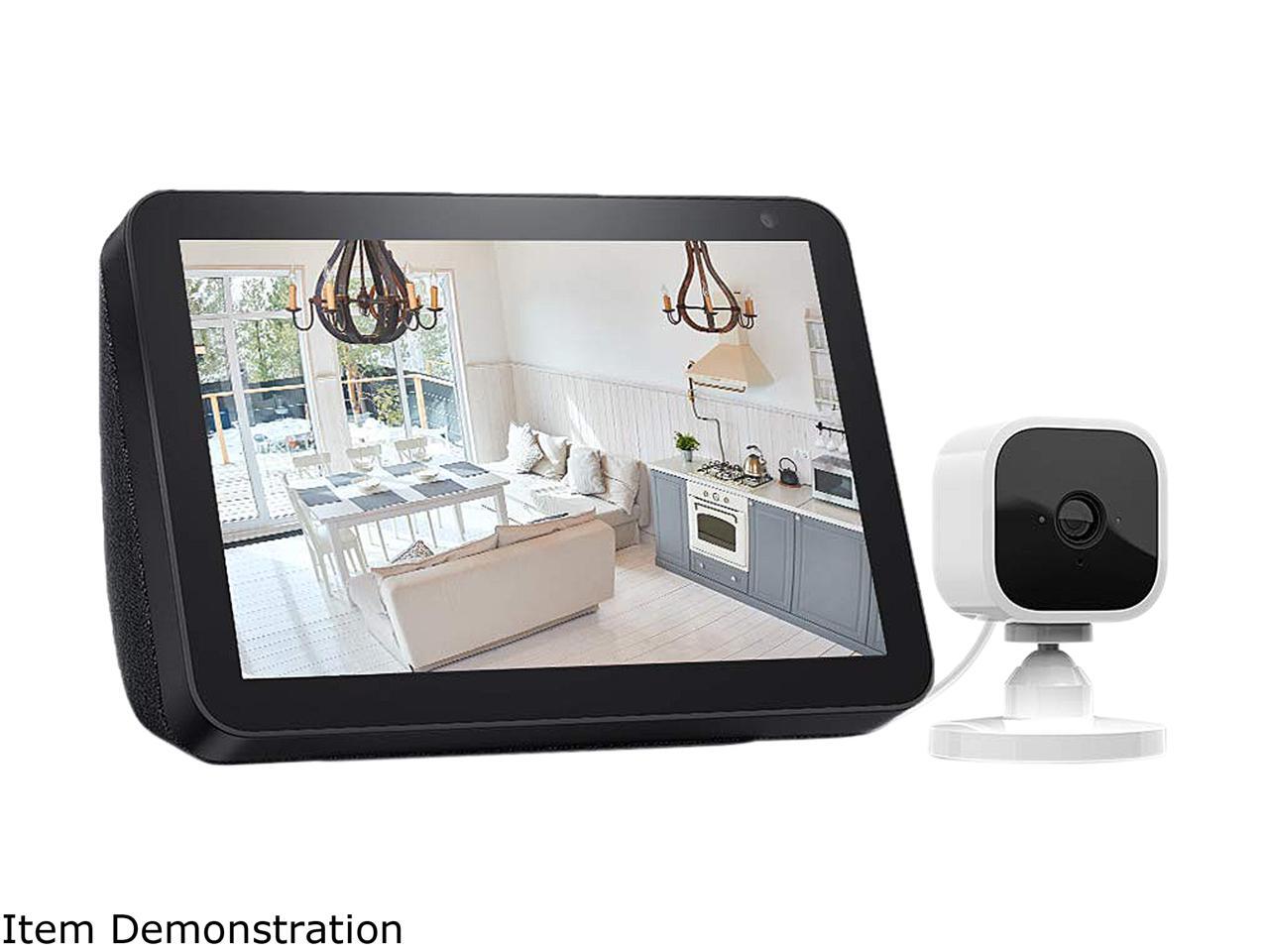 Blink Mini Compact Indoor Plugin Smart Security Camera, 1080 HD