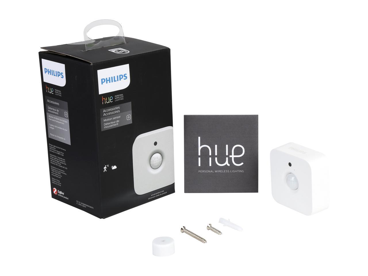 Philips Hue Motion Sensor, Turns Your Hue Lights On / Off Automatically