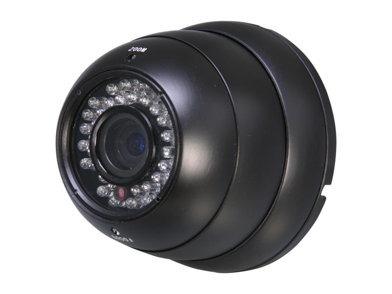 Vonnic VCD506B Outdoor Night Vision Dome Camera Black