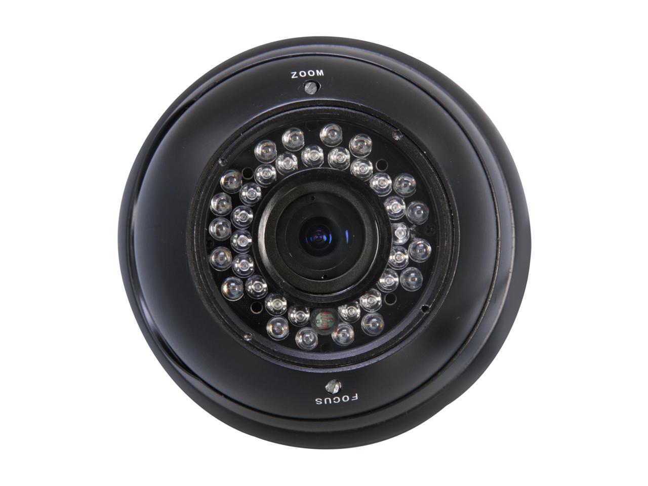 Vonnic VCD506B Outdoor Night Vision Dome Camera Black