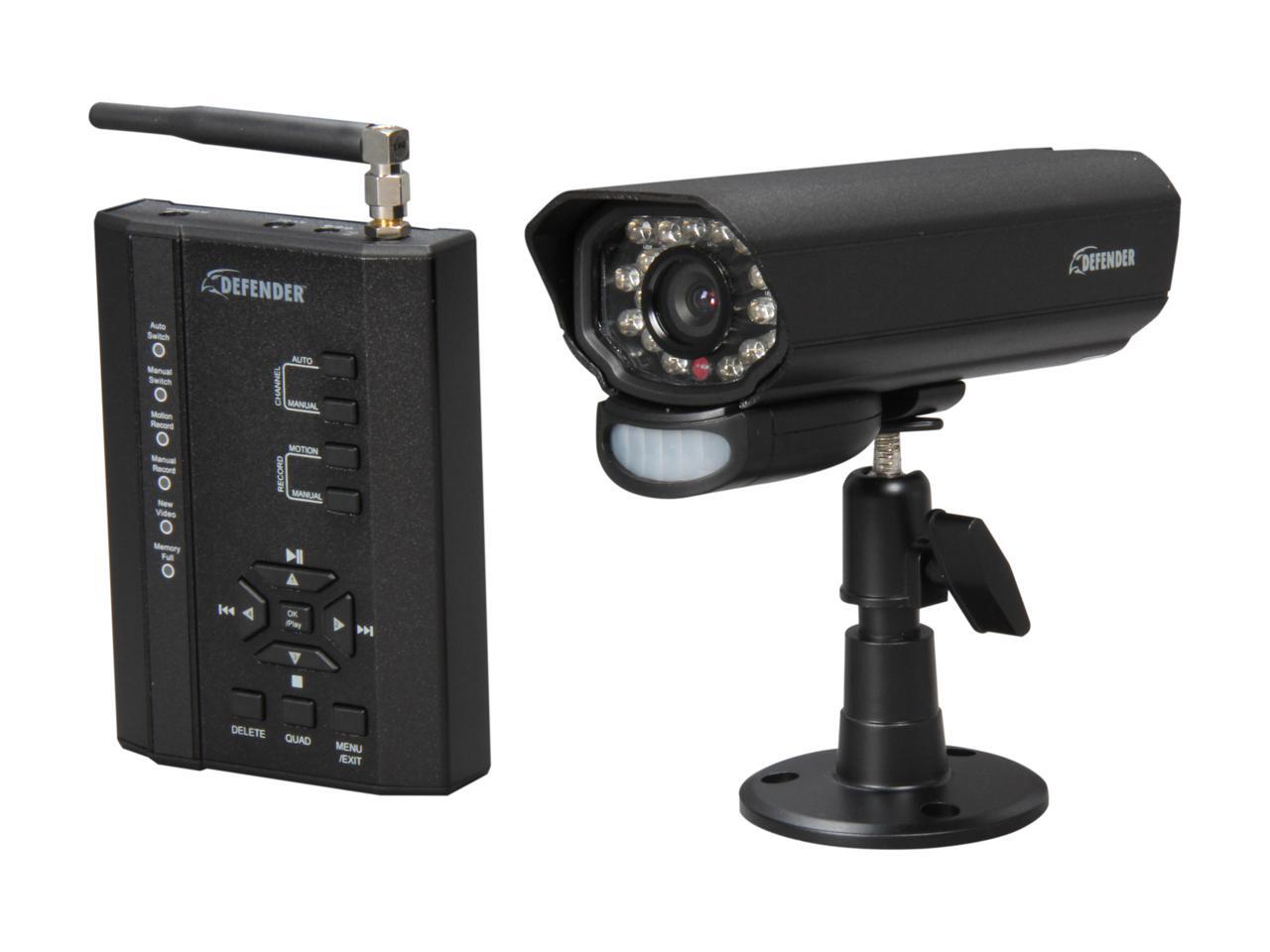Defender NWG301PX012 MPEG4 Digital Wireless DVR Security System with