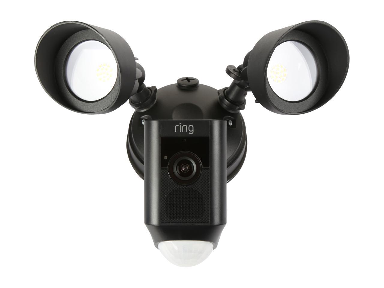 Ring Floodlight Cam, MotionActivated HD Security Camera with builtin