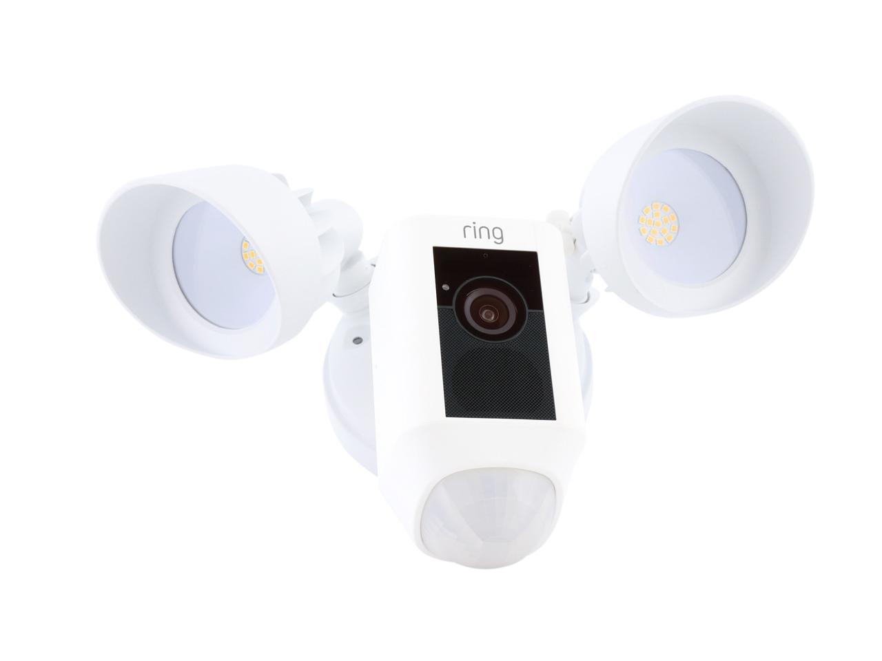 Ring 88FL000CH000 Security Camera With Floodlight 110 to 220 V 1080 Pixel Whi for sale online