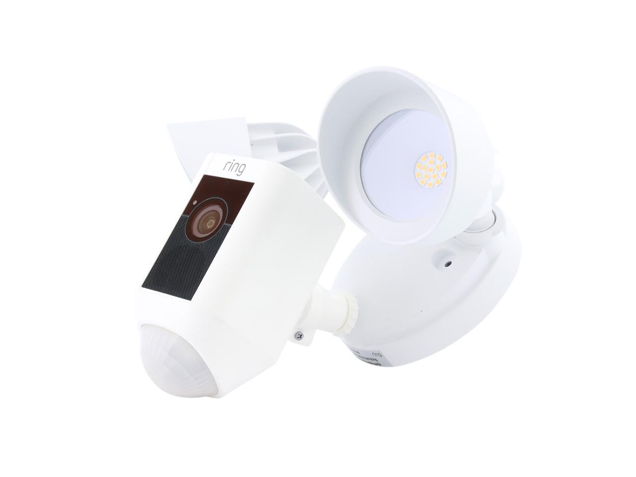 Ring Floodlight Cam, MotionActivated HD Security Camera with builtin Floodlights, a Siren