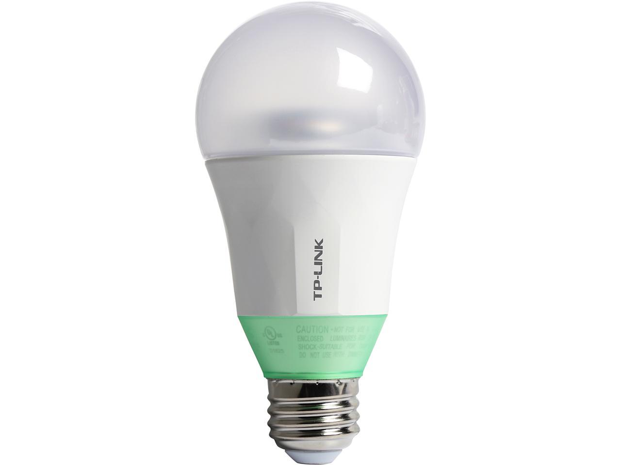 TP-LINK Kasa Smart Wi-Fi LED Bulb (A19 Bulb, Fitting, 800 Lumens 60W, 2700K) with Light, Compatible with Google Home and Amazon Echo Alexa - Newegg.com