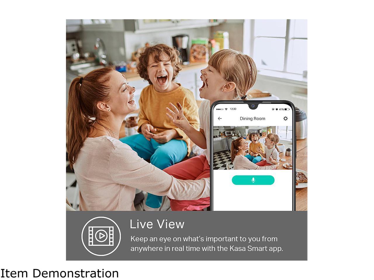 Kasa Indoor Smart Home Camera by TPLink, 1080p HD Security Camera