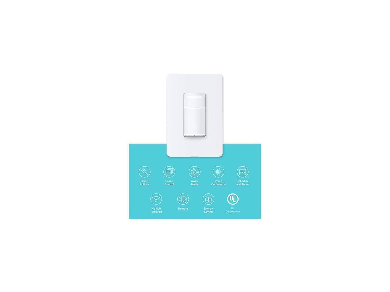 Kasa Smart Motion Sensor Switch, Single Pole, Needs Neutral Wire, 2