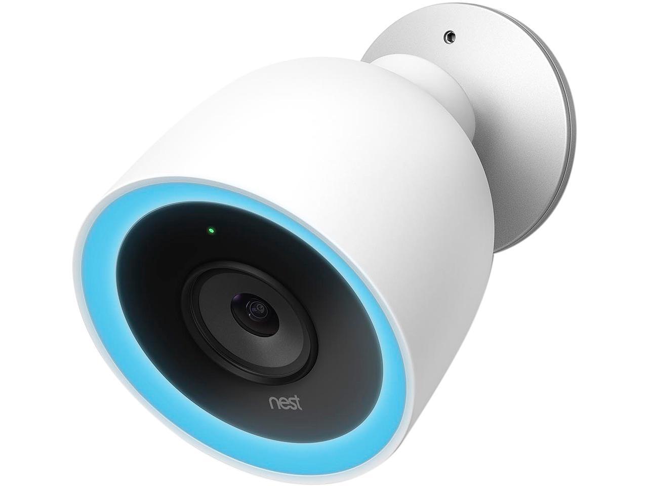 Google - Nest Cam IQ Outdoor Security Camera - White - Newegg.com