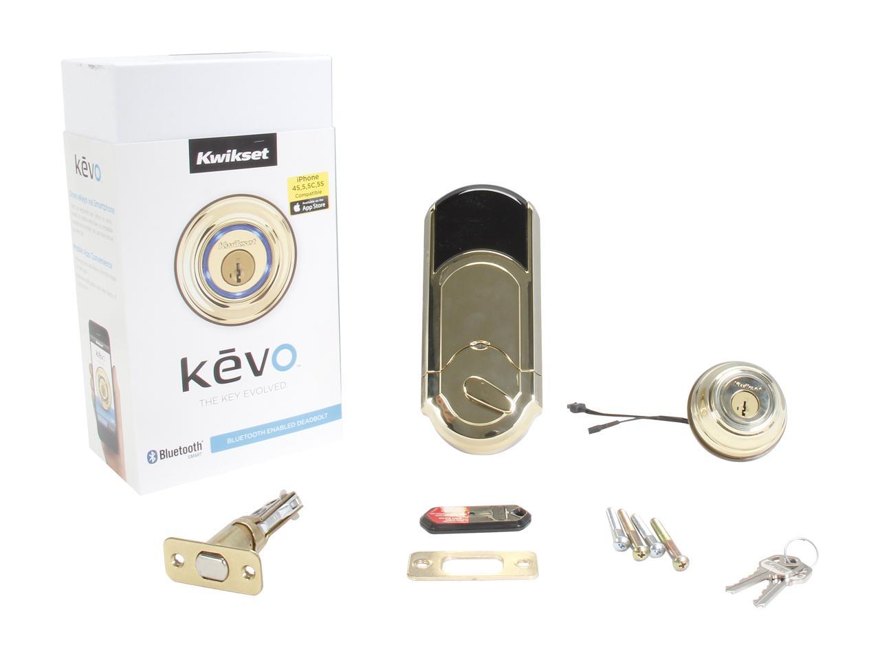 国内発送】 Pyonkichi Shouten革新の施錠テクノロジー 925 Kevo Single Cylinder Bluetooth  デッドボルト iPhone 4S,5, 5C 5S Kwikset社 Venetian Bronze 並行輸入品