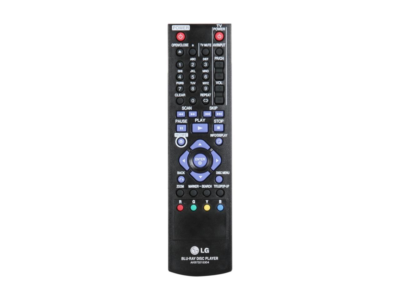 LG WiFi Enabled Bluray Player BD640