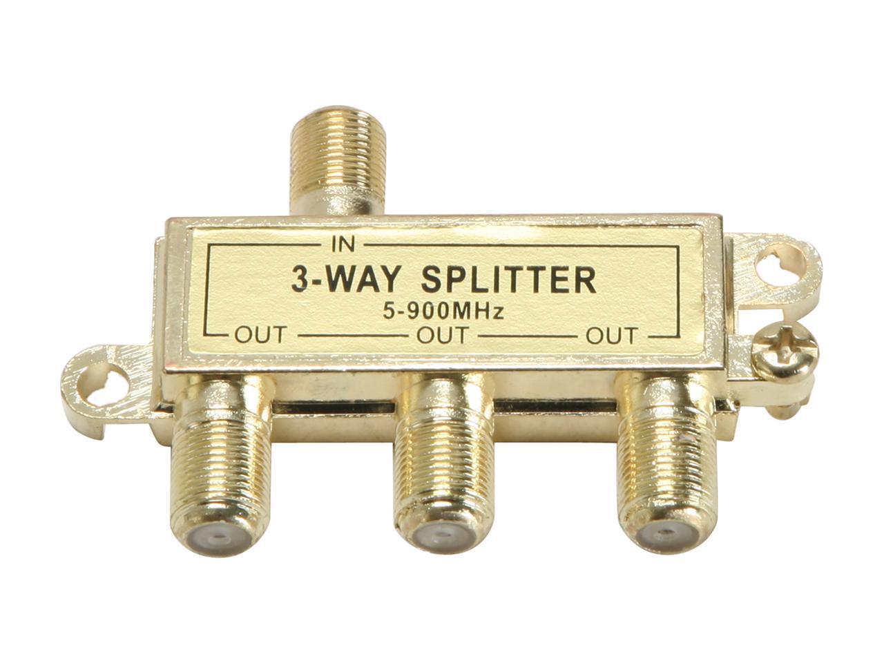 Rosewill 3Way Coaxial Cable Splitter