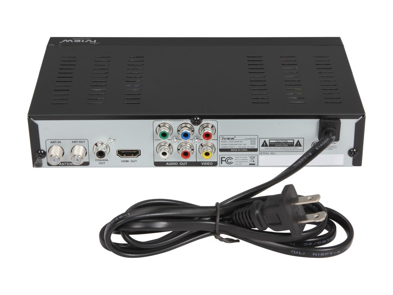 iView IVIEW3500STBII Digital Converter Box, with universal remote