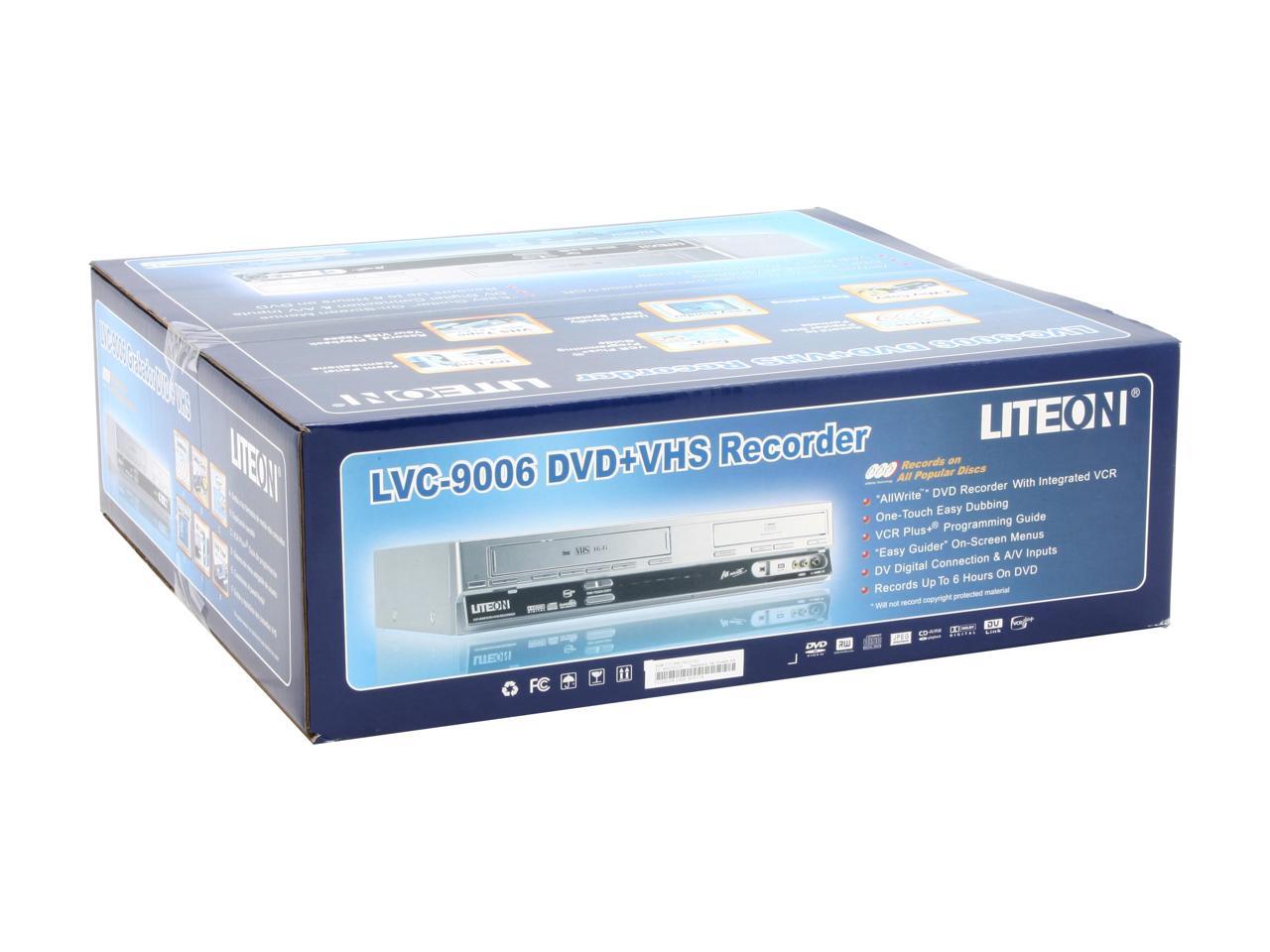 LITE-ON DVD Recorder & VCR Combo LVC-9006 - Newegg.com