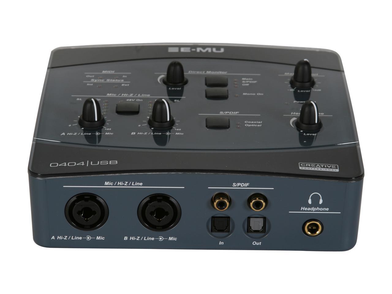 EMU EM8761 0404 USB 2.0 Audio/MIDI Interface