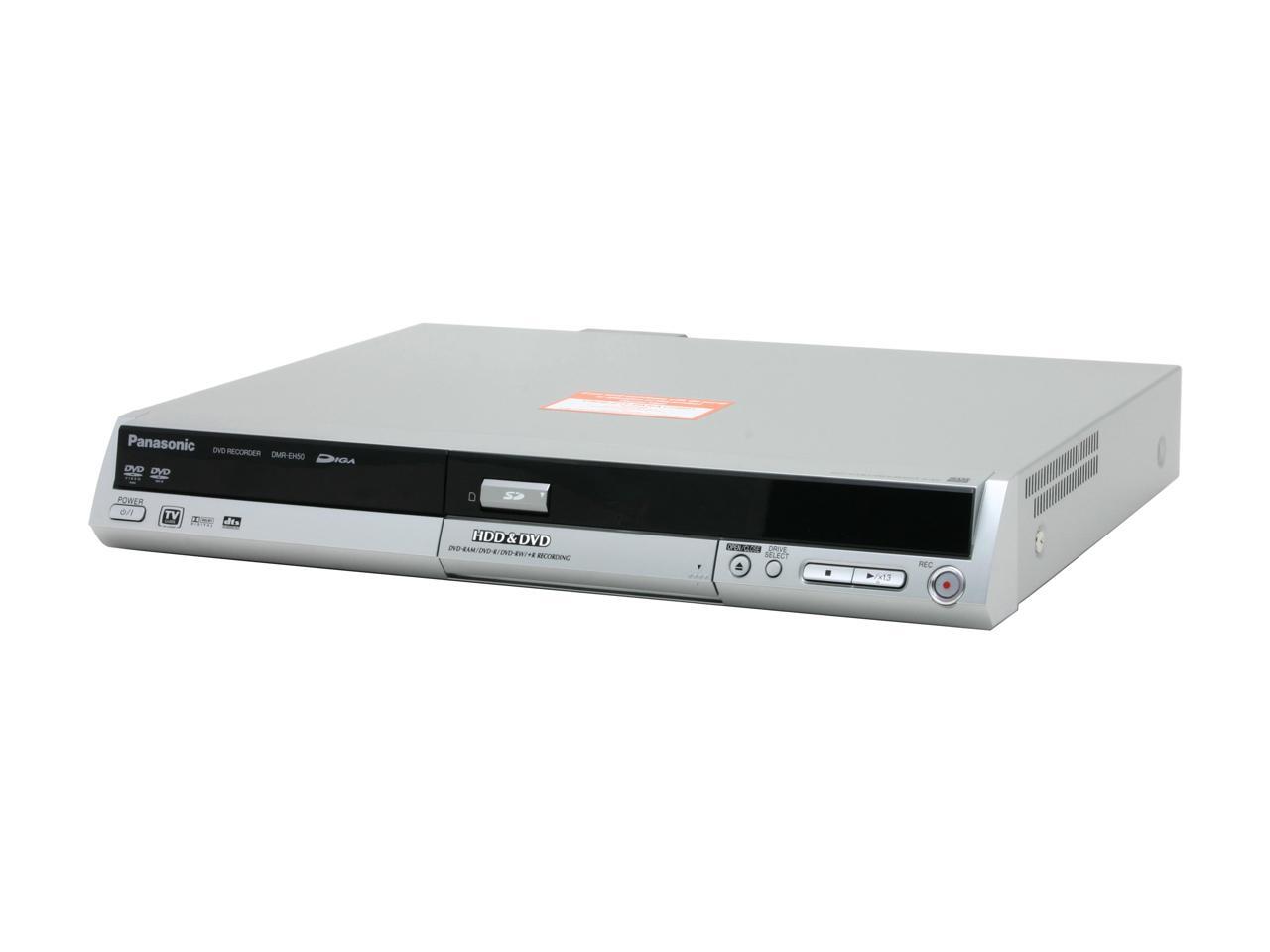 Panasonic DVD Recorder & HDD Combo DMREH50 SILVER