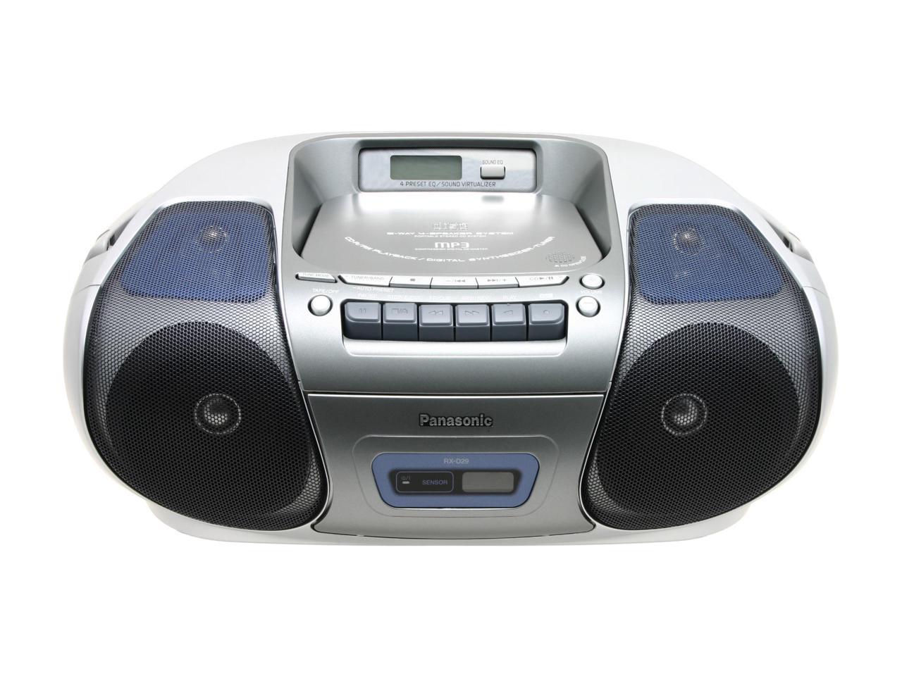 Panasonic Cd Radio Cassette With Mp3 Playback Rx D29