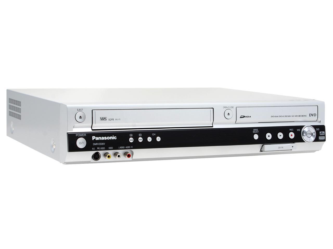 Panasonic DVD Recorder & VCR Combo DMRES35VS