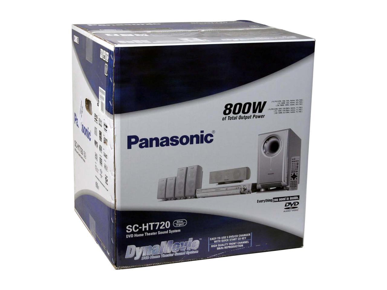 Panasonic SCHT720 5DVD Changer Home Theatre System