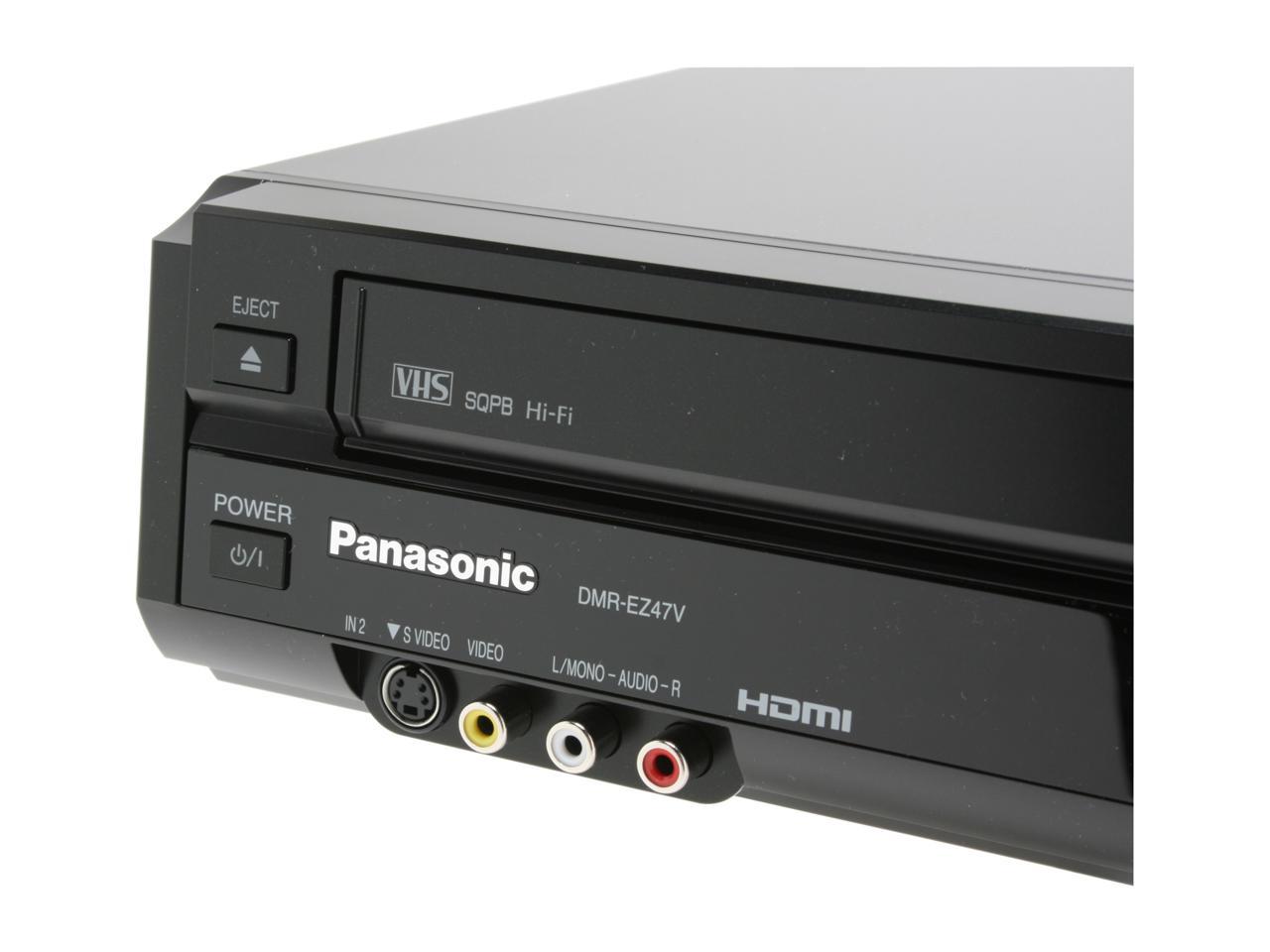 Panasonic DVD Recorder & VCR Combo DMR-EZ47K - Newegg.com