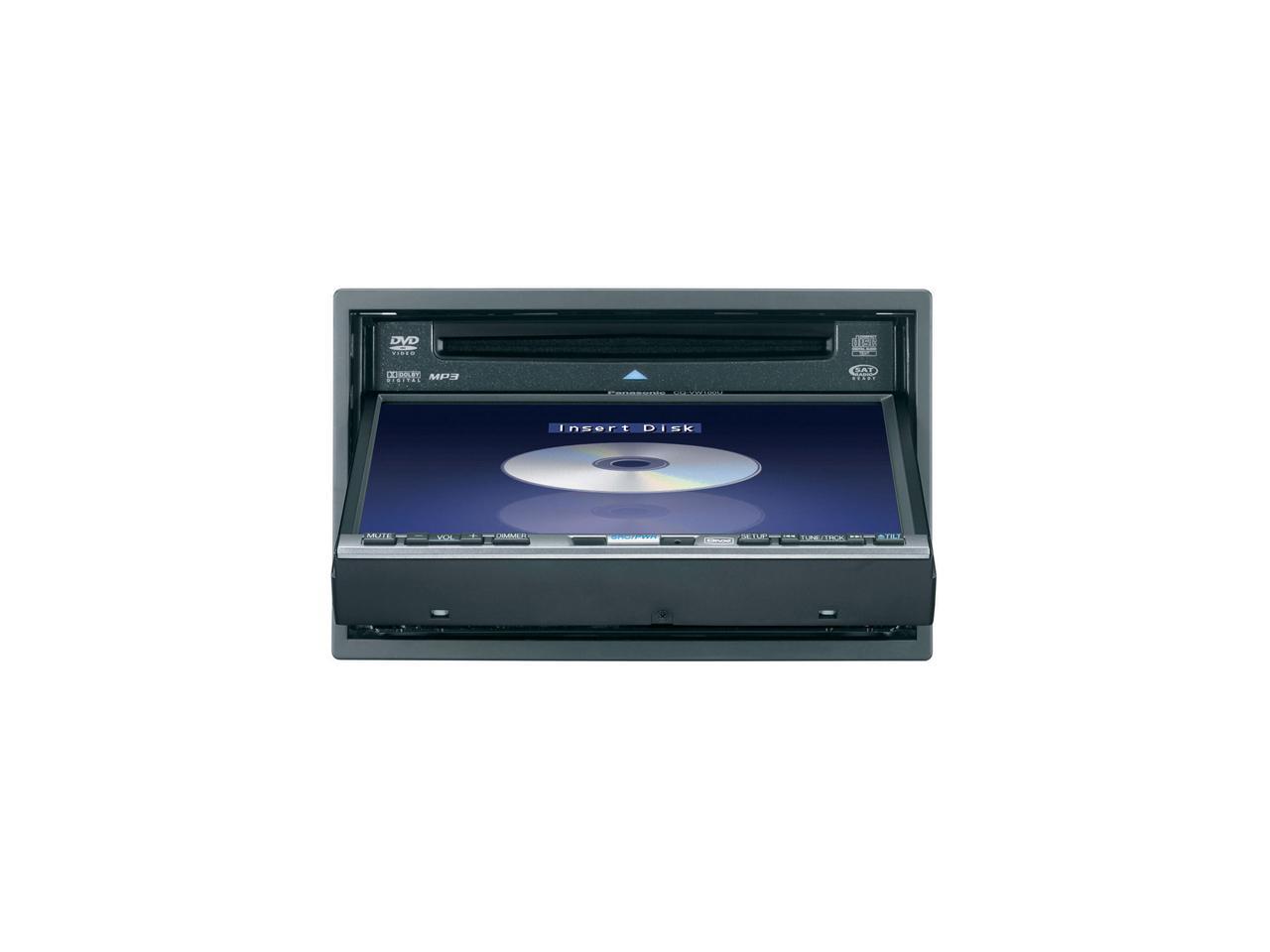 Panasonic InDash 2Din DVD Receiver w/7" TouchPanel Monitor