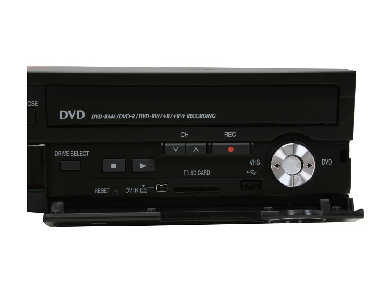Panasonic DVD Recorder & VCR Combo DMR-EZ48VK - Newegg.com
