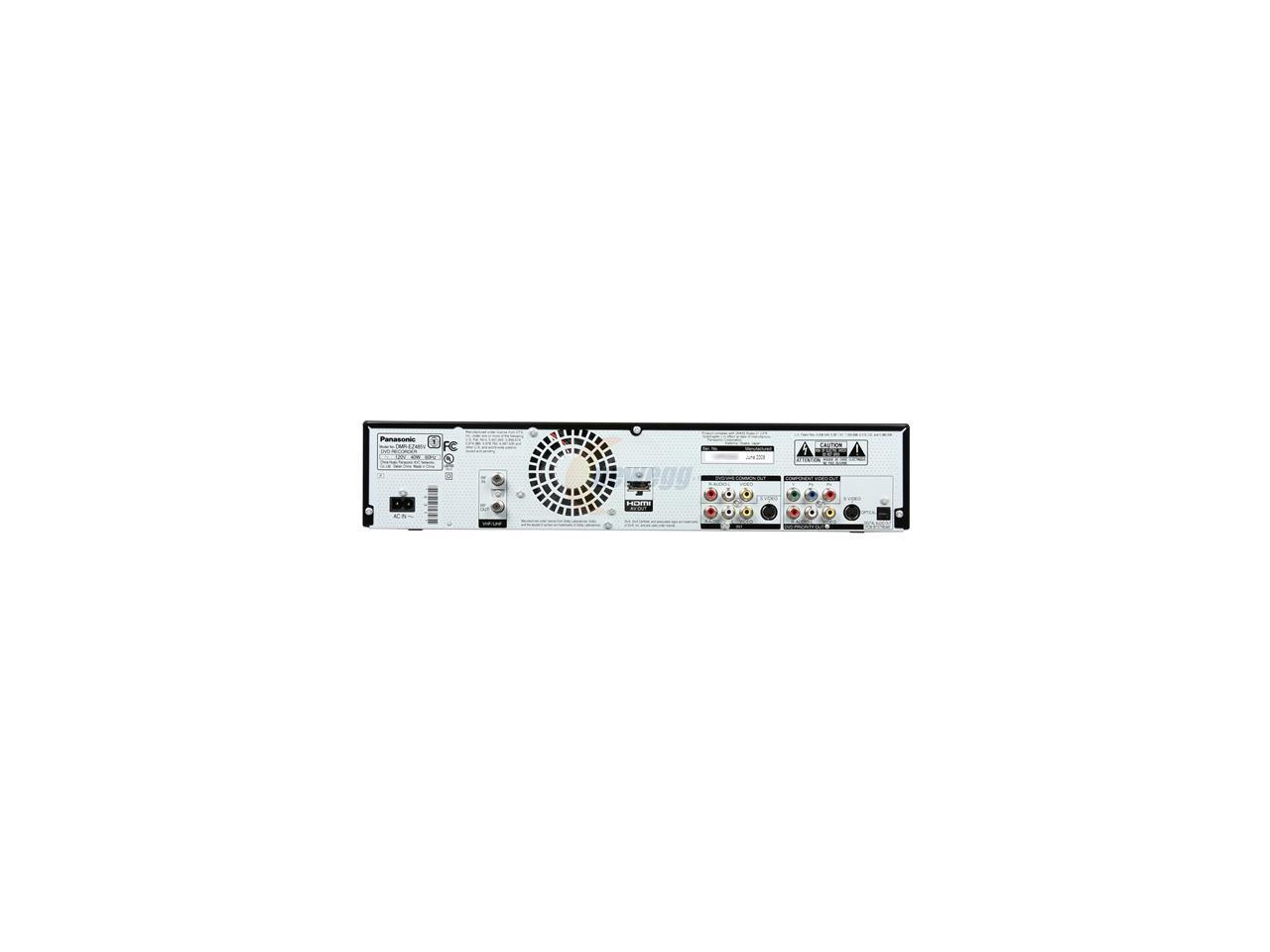 Panasonic DVD Recorder & VCR Combo DMREZ485VK