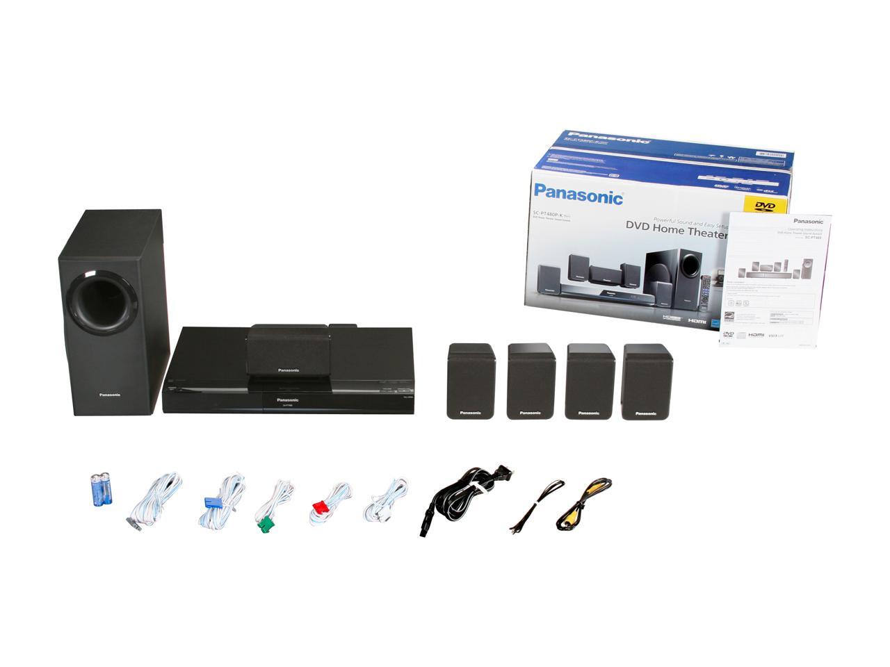 Panasonic SCPT480 DVD Home Theater Sound System