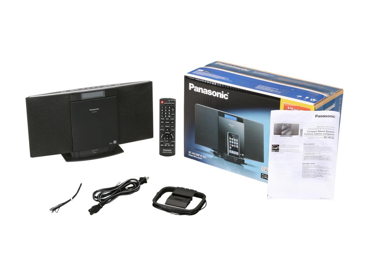 Open Box Panasonic Compact Stereo System SCHC20