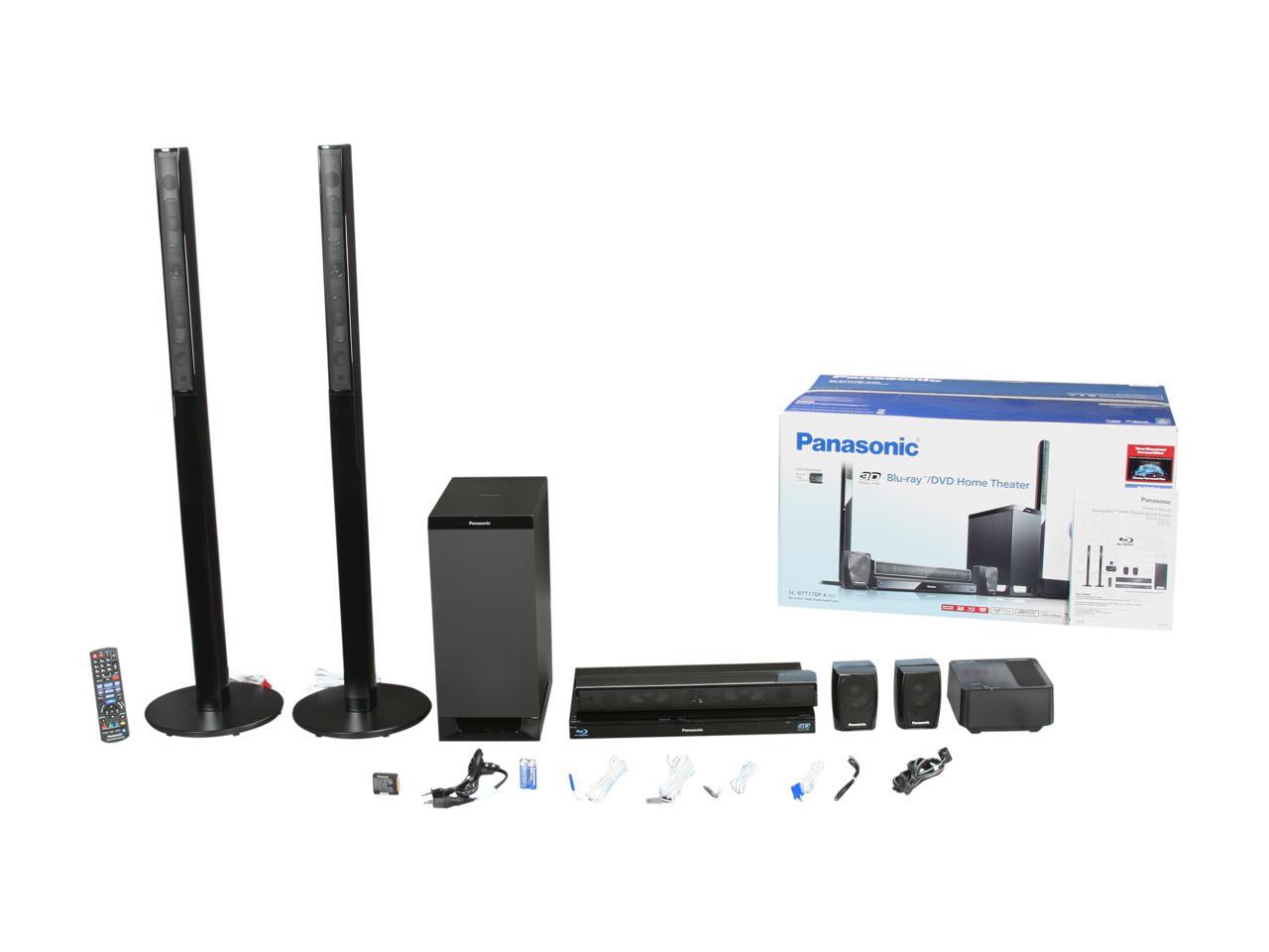 Panasonic SCBTT770 FULL HD 3D Bluray Disc Home Theater System