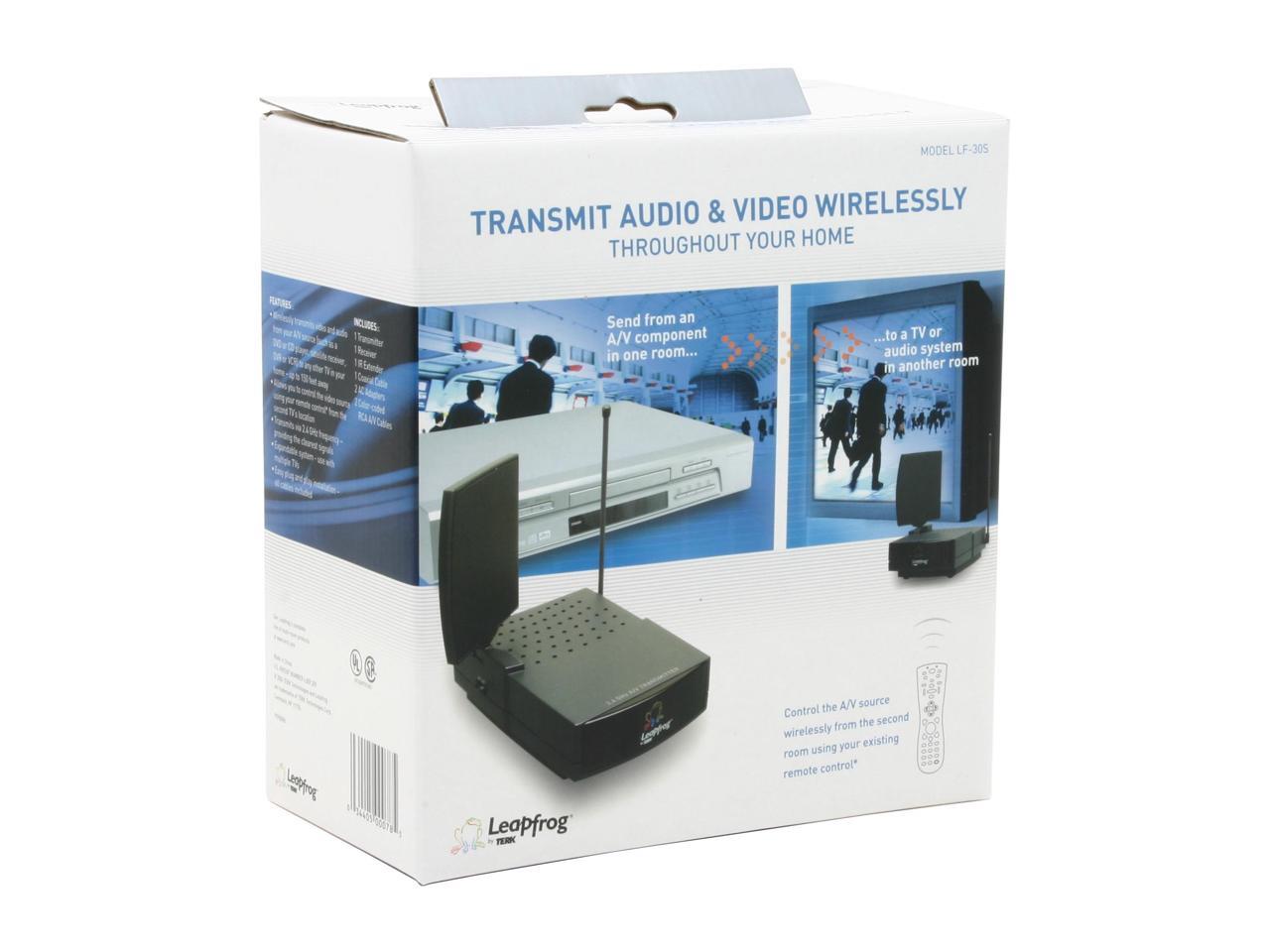 AUDIOVOX LF30S Leapfrog Wireless 2.4GHz A/V Transmitter/Receiver