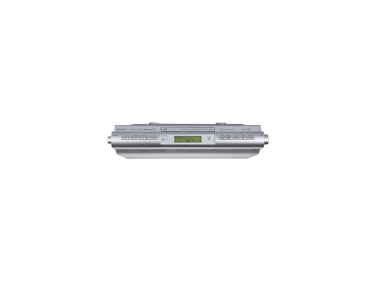 SONY ICFCDK50 Kitchen CD Player/Clock Radio