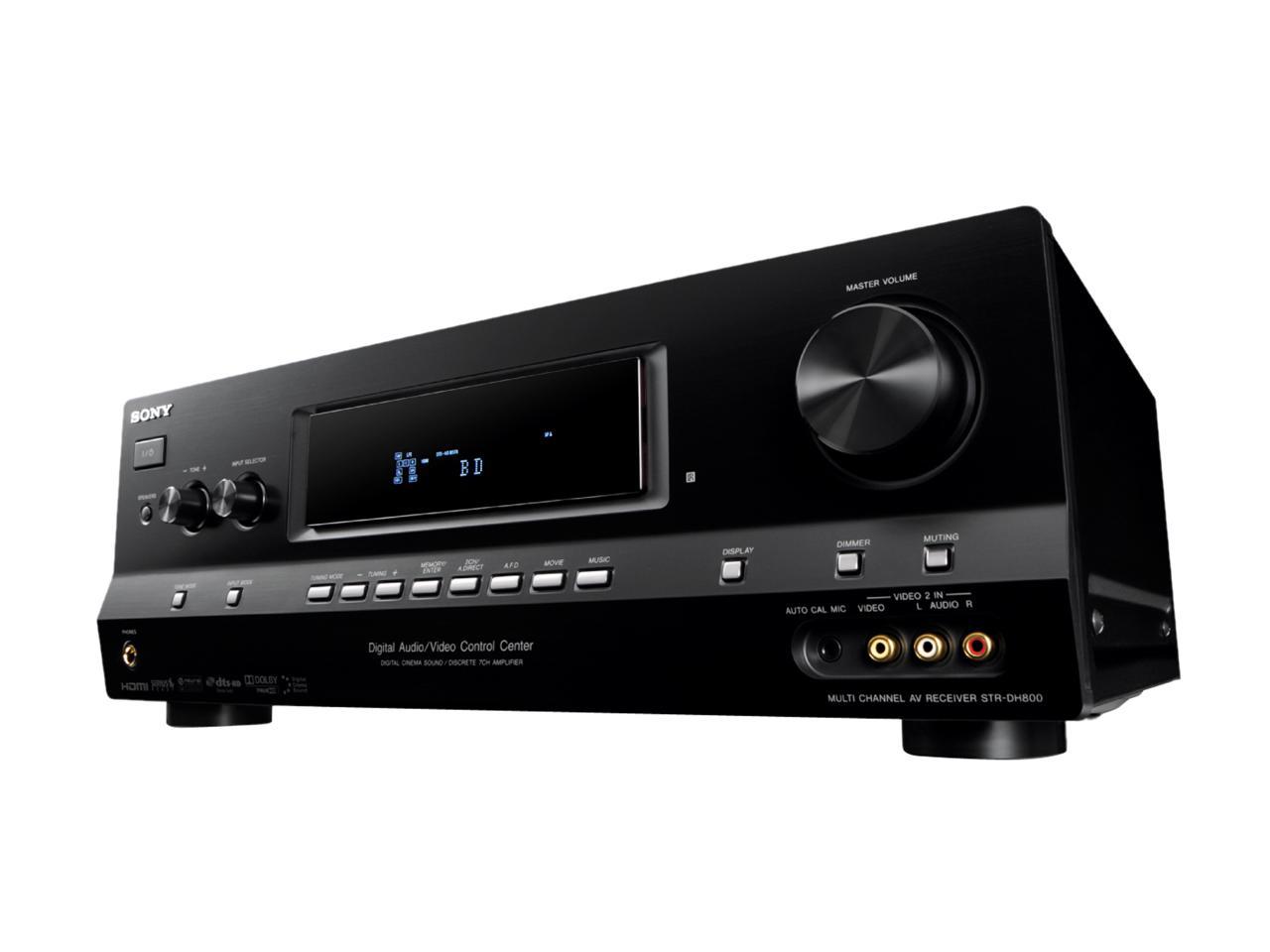 SONY STR DH800 7 1 Channel Home Theater A V Receiver Newegg Com