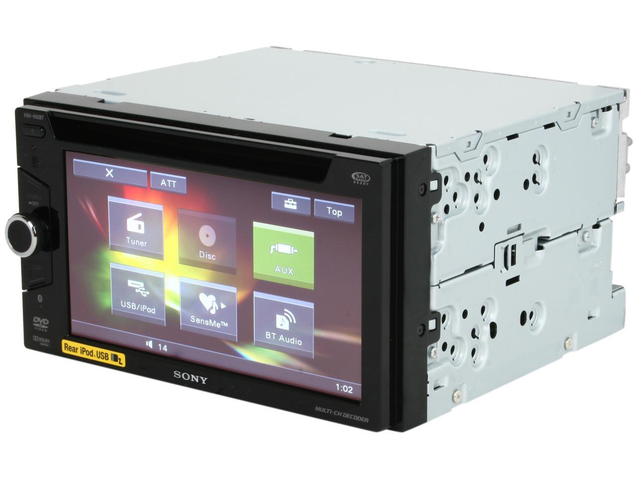 SONY InDash A/V Receiver with 6.2" Touchscreen & Navigation