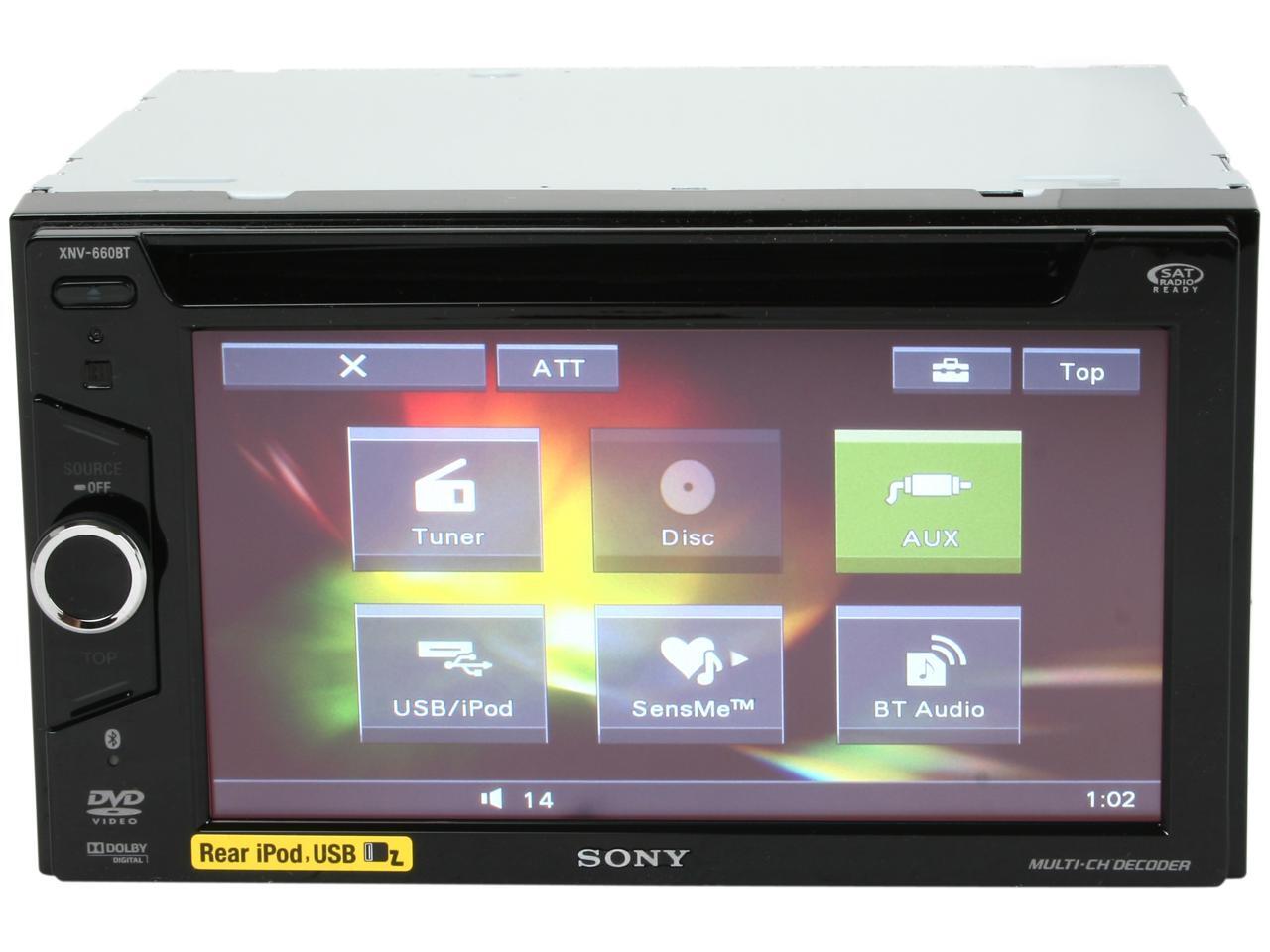 SONY InDash A/V Receiver with 6.2" Touchscreen & Navigation