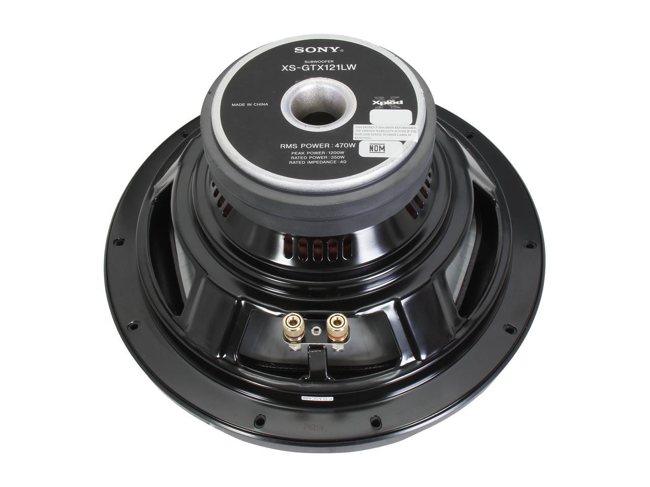 Refurbished SONY 12" 1000W Car Subwoofer (One Subwoofer)