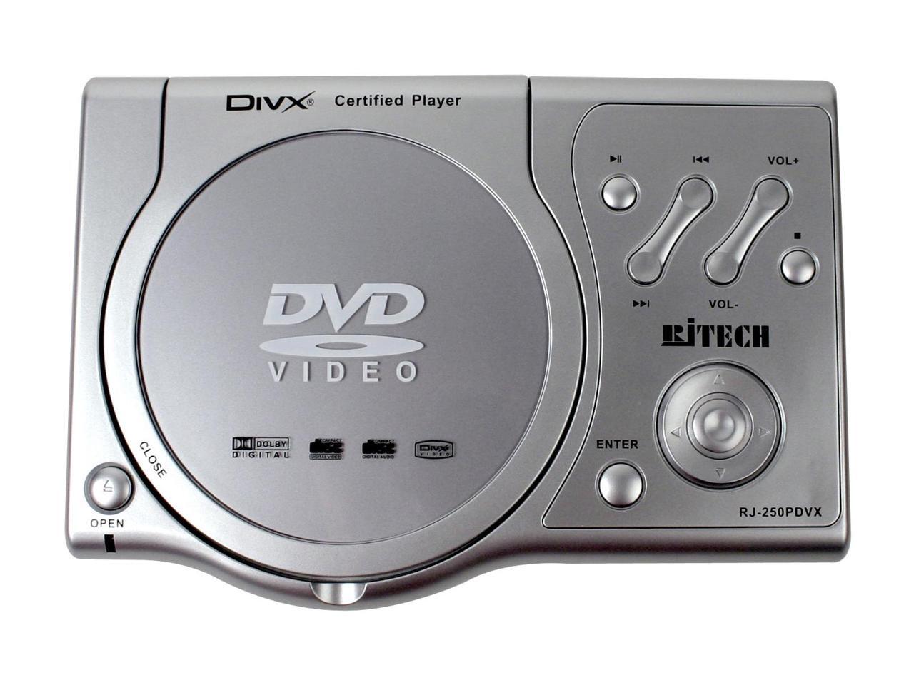 RjTECH RJ250PDVX Portable DIVX DVD Player