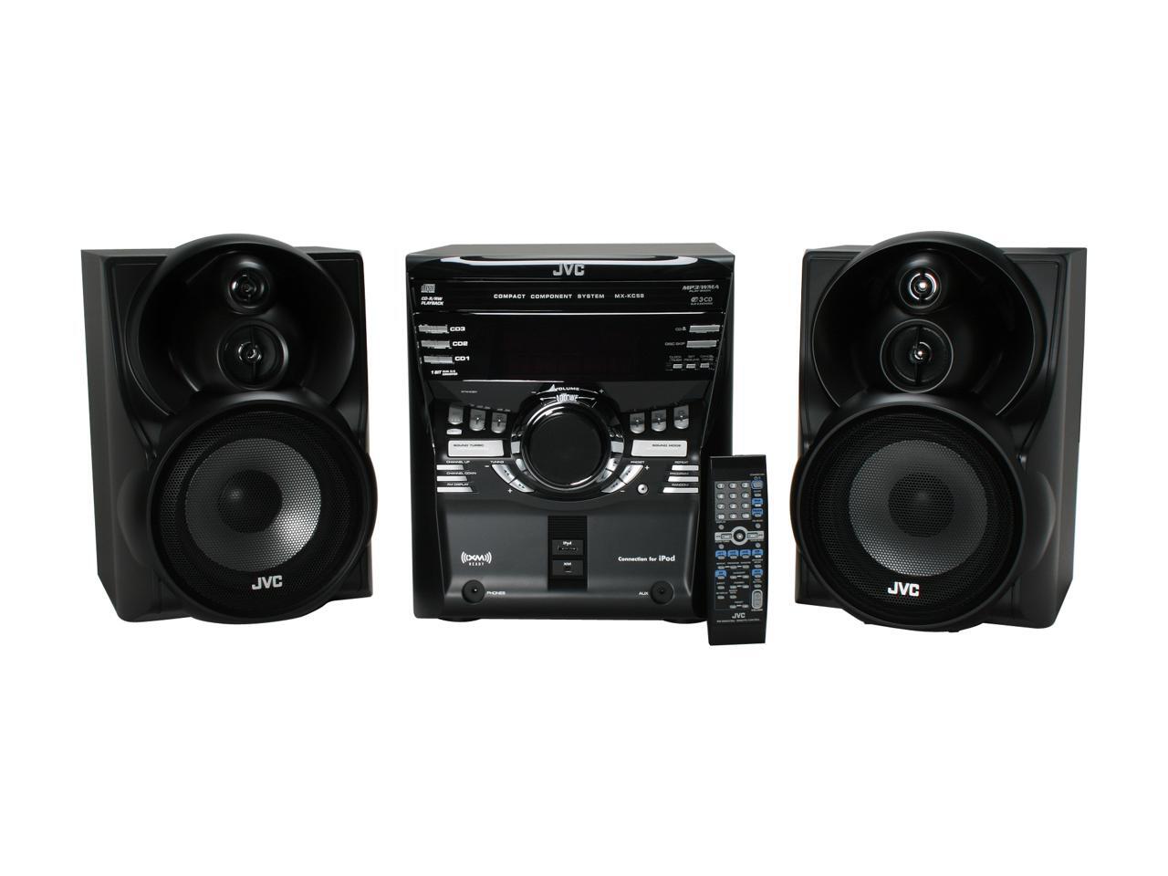 JVC CD 3Disc Changer Shelf System MXKC58