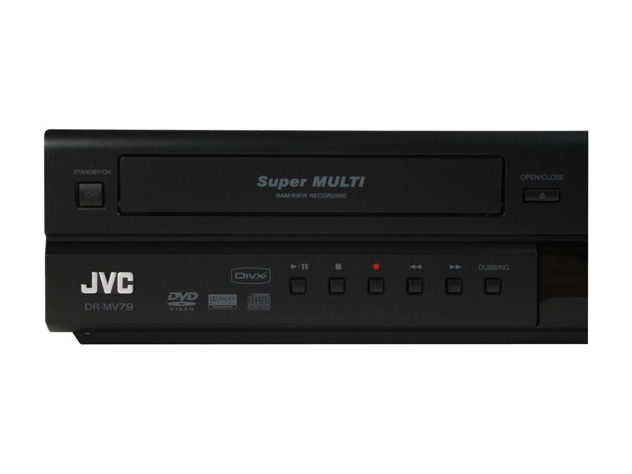 JVC DVD Recorder & VCR Combo DR-MV79B - Newegg.com